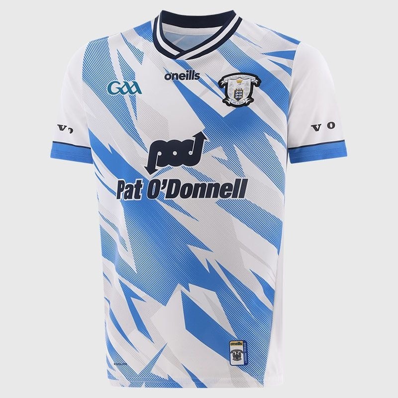 O’Neills Clare GAA Alternative Goal Keeper Jersey Kid’s 2025 (White Blue)