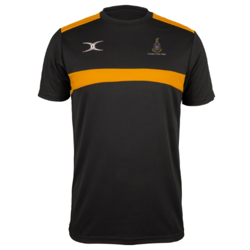 Crossley Heath School Child’s Black / Gold Photon Mens Tee
