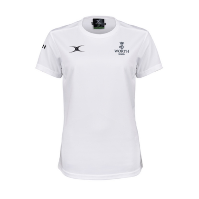 Worth School Adult’s White Photon Tee White Boys (INITIALS OPTIONAL)