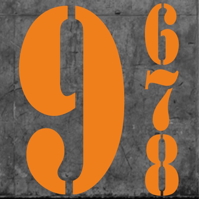Madrid Numbers Short Orange|One Size