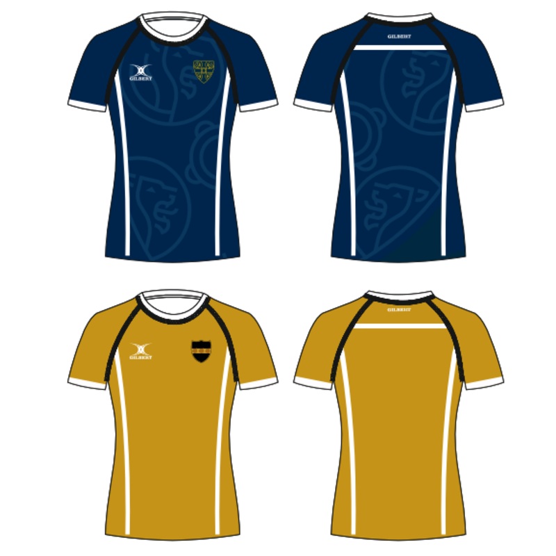 Durham Cathedral Schools Foundation Women’s Dark Navy / Black Reversible Training Tee Shirt- Lodge
