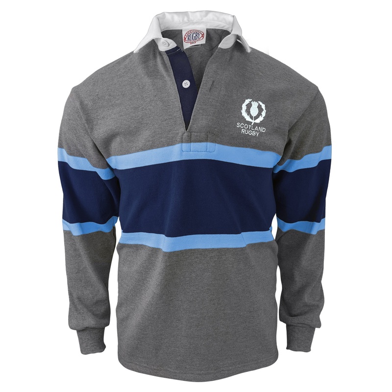 Scotland Oxford Stripe Rugby Jersey
