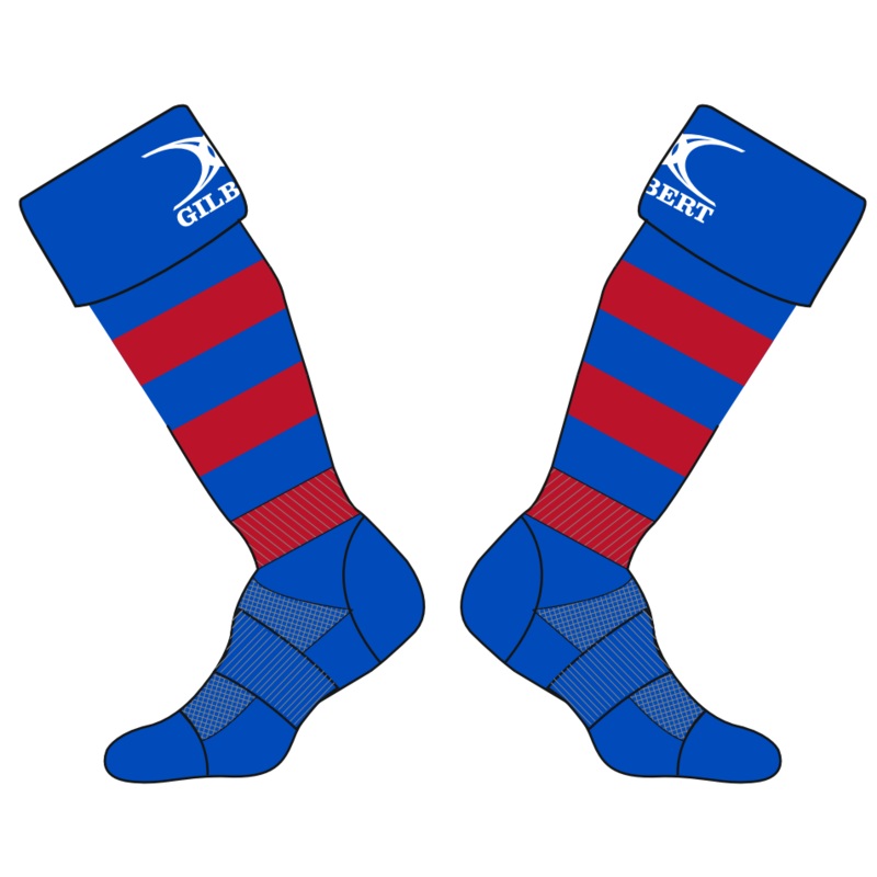 St Ambrose College Senior’s Blue / Red Rugby Socks