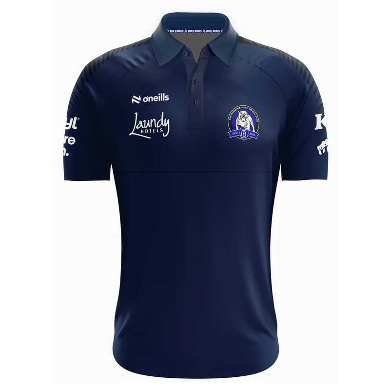 2025 Canterbury Bankstown Bulldogs Media Polo (Navy)