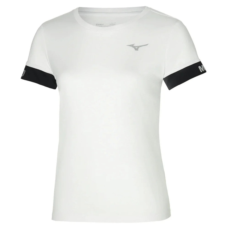 Mizuno Womens T-Shirt|White|XS|S|M|L|XL