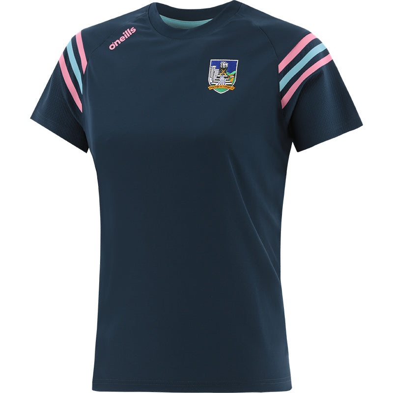 O’Neills Limerick GAA Weston 060 T-Shirt Women’s (Teal Cotton Candy)