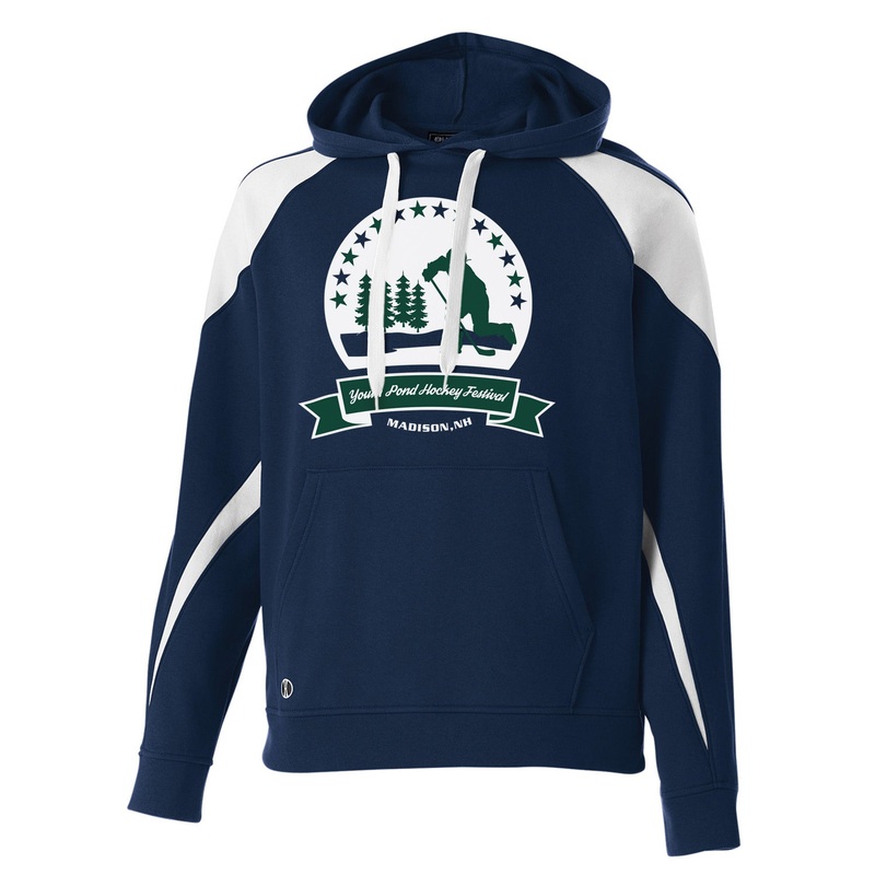 YPHF Athletic Contrast Hoodie|Navy/White|SM|MD|LG|XL|2XL|3XL