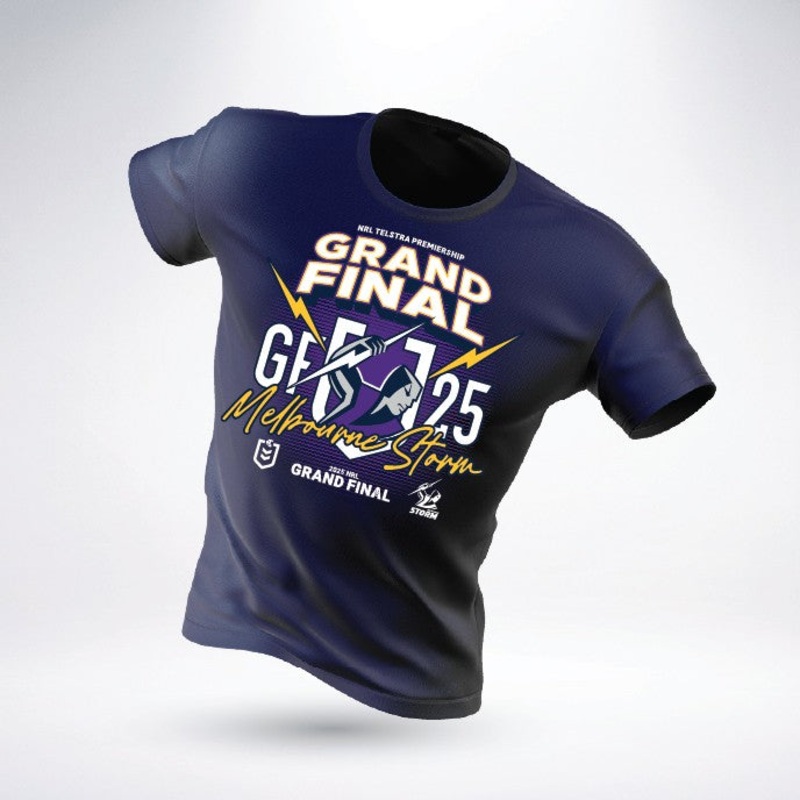 2025 Melbourne Storm Grand Final Tee (TID) – KIDS