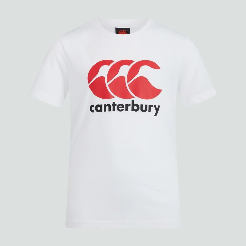 Canterbury Logo Kids White T-Shirt