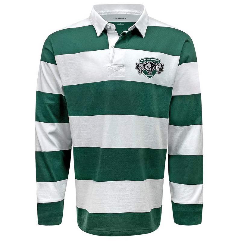 Woodlands Youth Wolfpack Hooped Classic Jersey – Green
