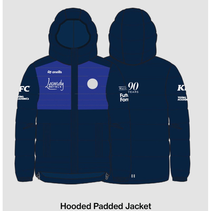 2025 Canterbury Bankstown Bulldogs Padded Jackets – Kids