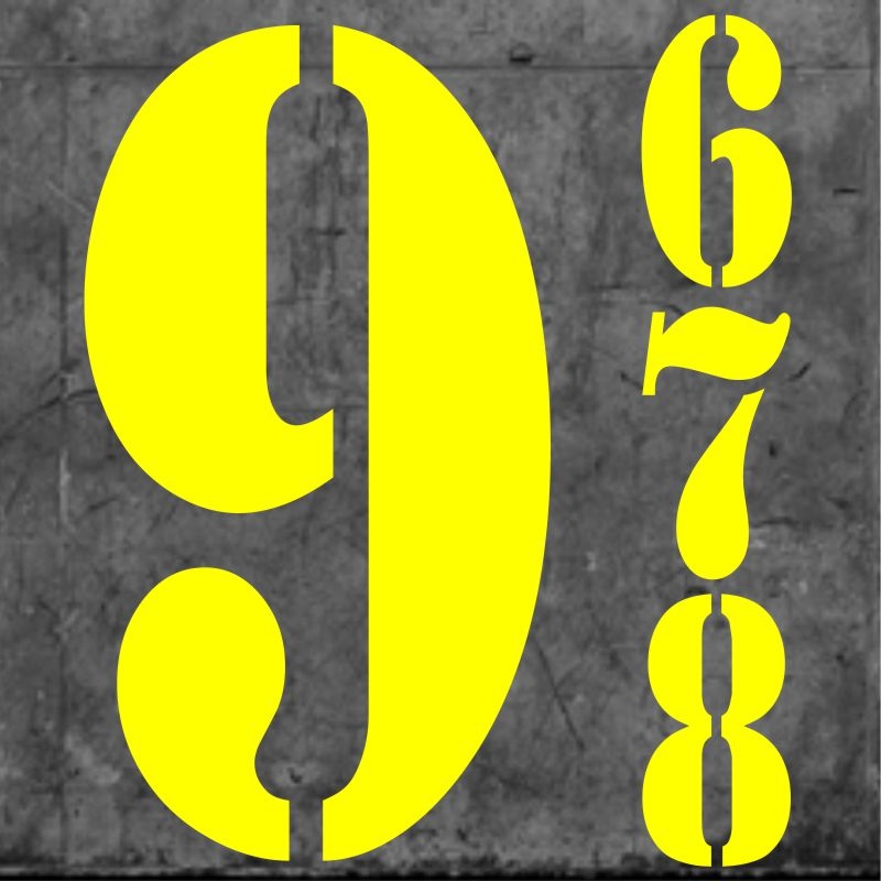 Madrid Numbers Short Fluo Yellow