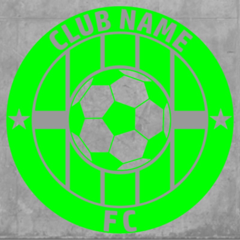 Stock Badge 8 Fluo Green|One Size