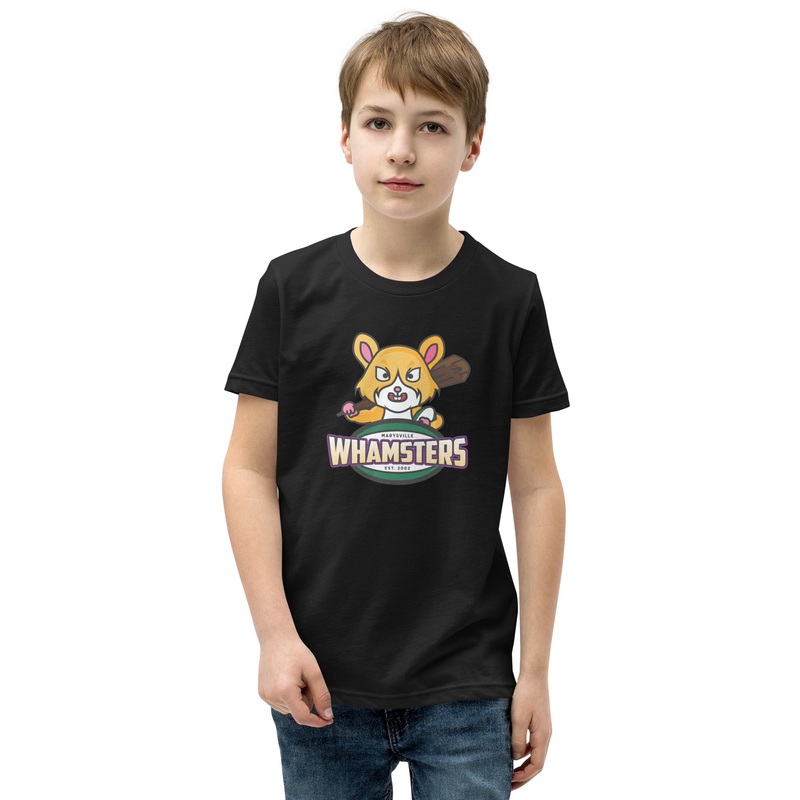 Whamsters Youth T-Shirt|Black|Dark Grey Heather|Heather Forest|YS|YM|YL|YXL