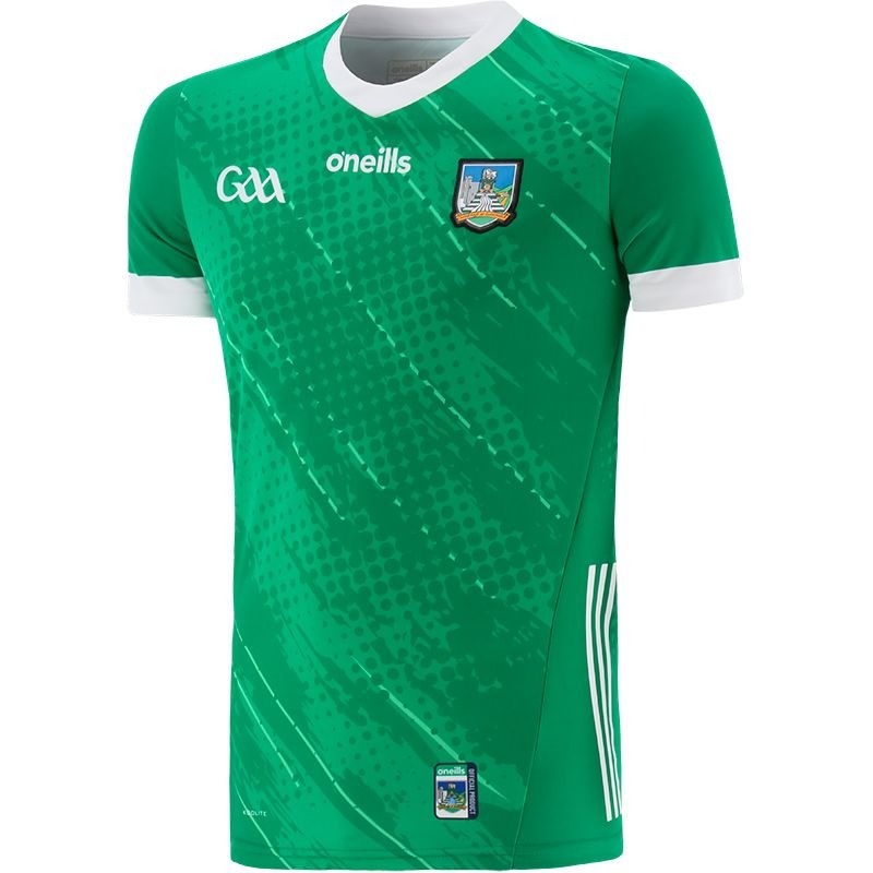 O’Neills Limerick GAA Player Fit Home Jersey (Green White)