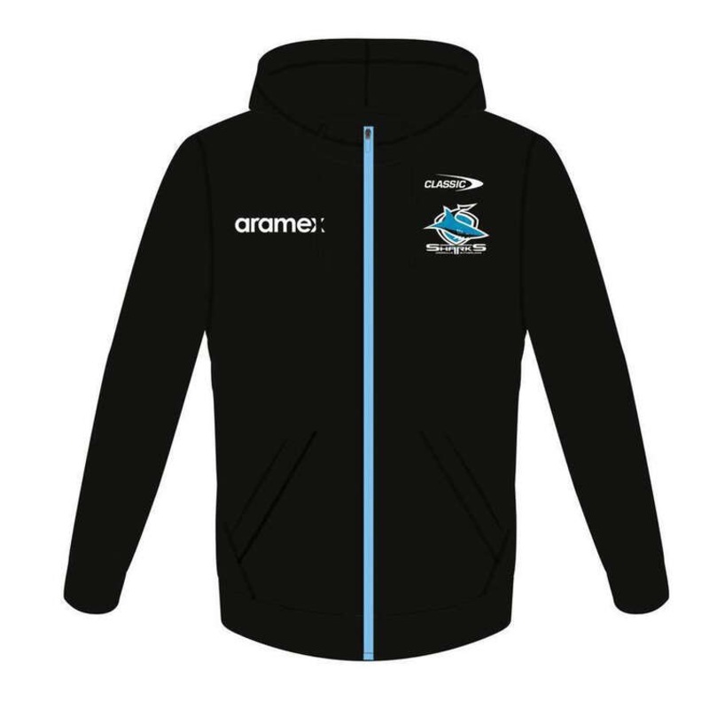 2024 Cronulla Sharks Full Zip Hoodie – Womens