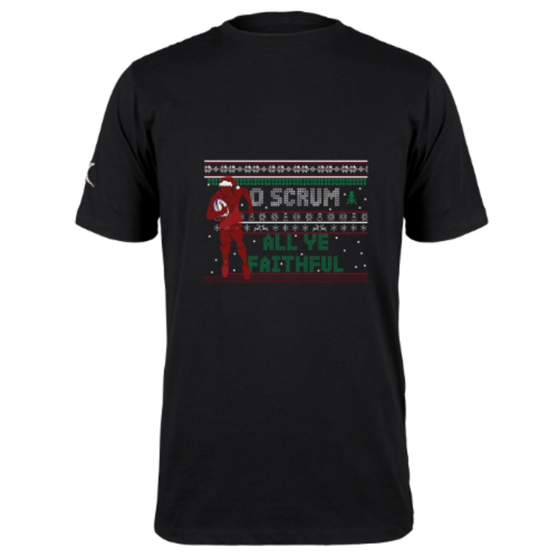 Gilbert Rugby Christmas Tee Shirt – Junior