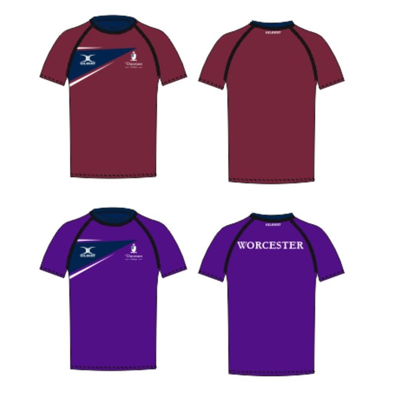 St Dunstan’s Senior’s Burgundy / Purple Reversible Training Tee Shirt