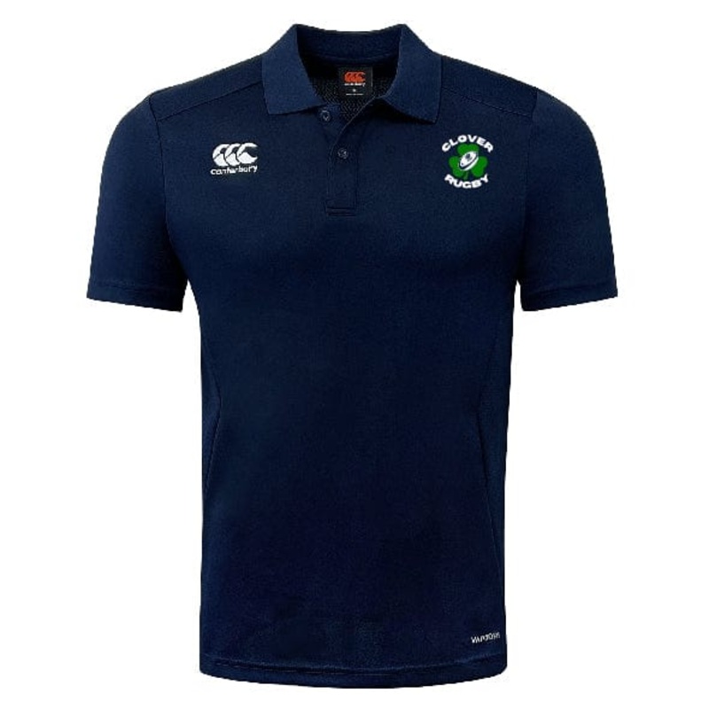 Clover Blue Eagles Rugby Club Dry Polo by Canterbury