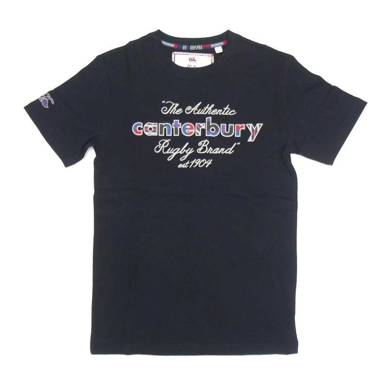 Canterbury Uglies Adults Black Authentic Logo T-Shirt