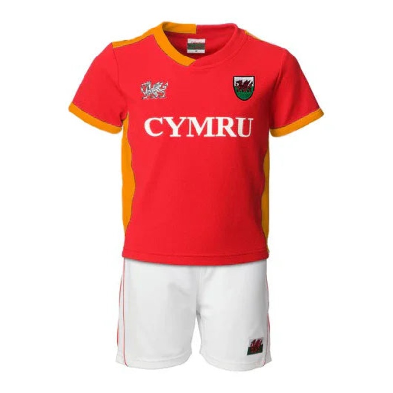 Manav Kids Wales Cymru Kit|Age 1|Age 2|Age 3|Age 4|Age 5|Age 6|Age 7|Age 8|Red