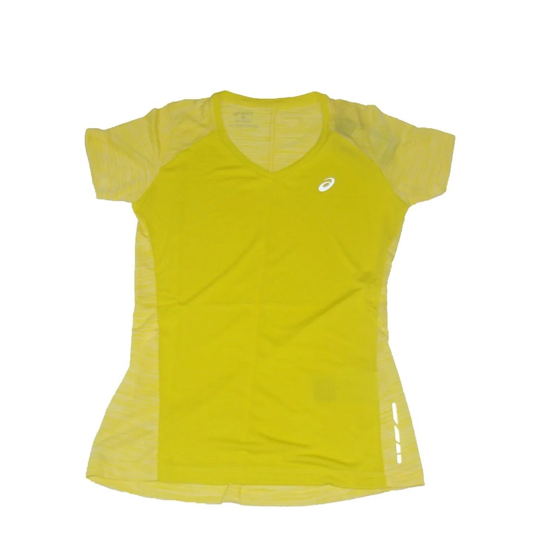 Asics Fuzex V Neck SS Top Womens