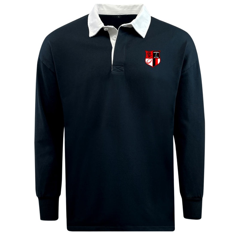Amoskeag Rugby Club Classic Long Sleeve Solid Rugby Jersey