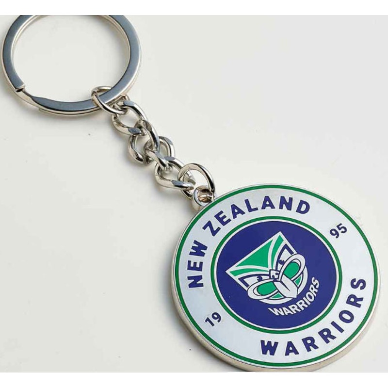 Warriors Round Keyring