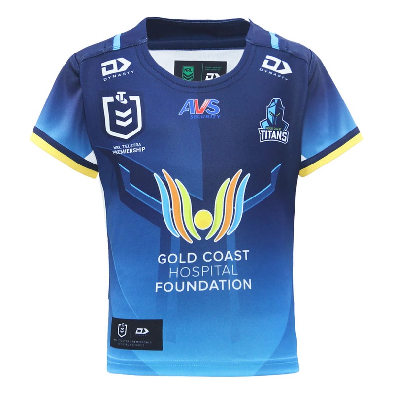 2025 Gold Coast Titans Home Jersey – Kids