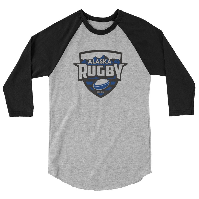 Alaska Rugby Raglan 3/4 Sleeve Tee