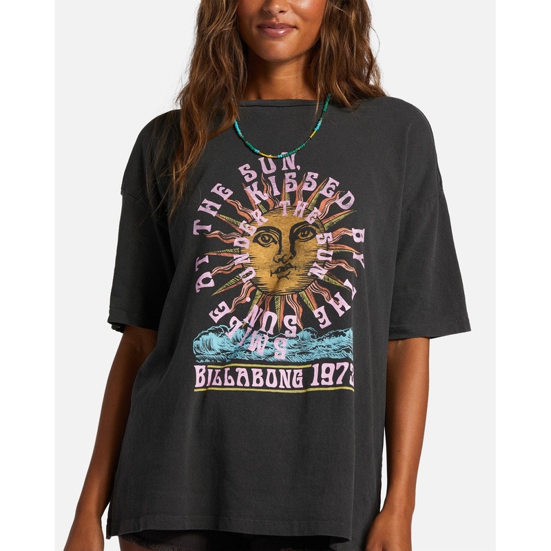 Billabong Kiss Me T-Shirt Women’s (Off Black)
