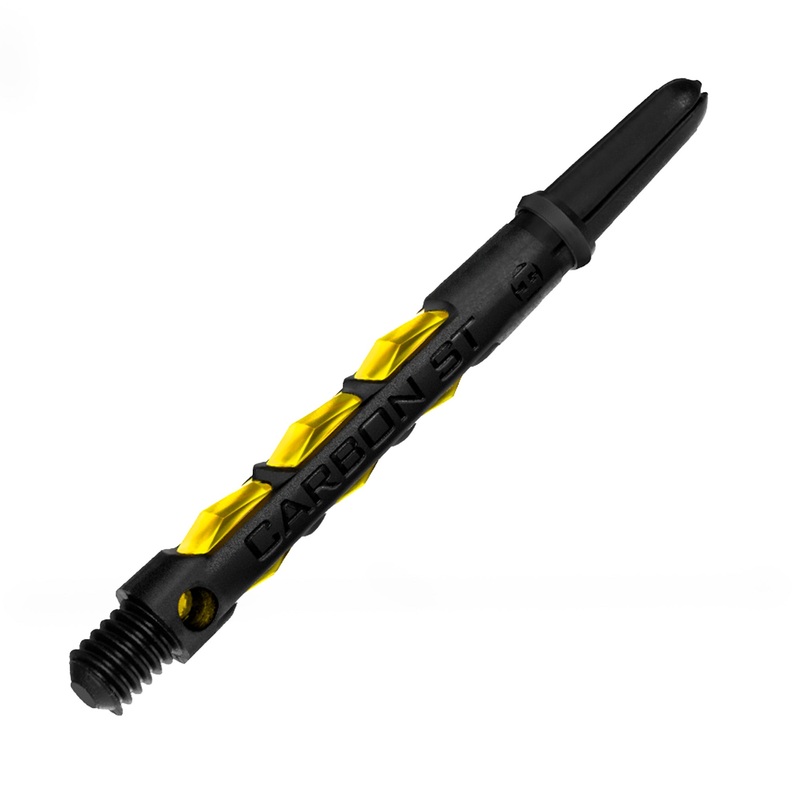 Carbon ST Darts Shafts|Yellow|Short|Midi|Medium