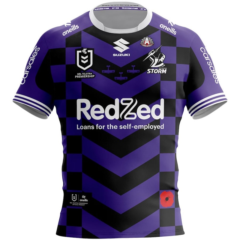 2025 Melbourne Storm Anzac Jersey – Mens