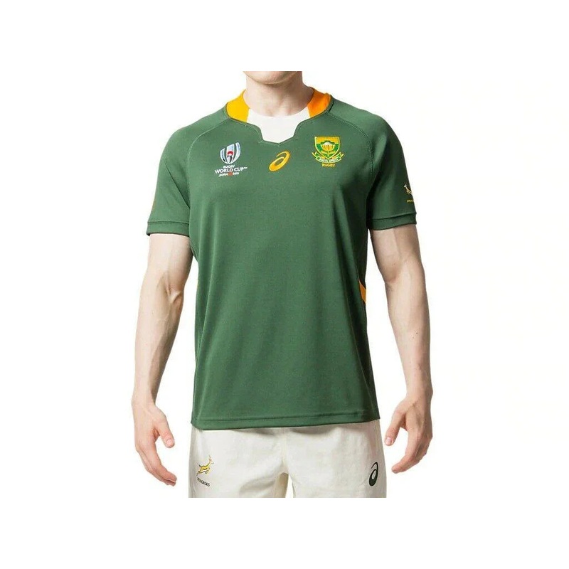 Asics South Africa Springboks Mens RWC 2019 Home Rugby Shirt