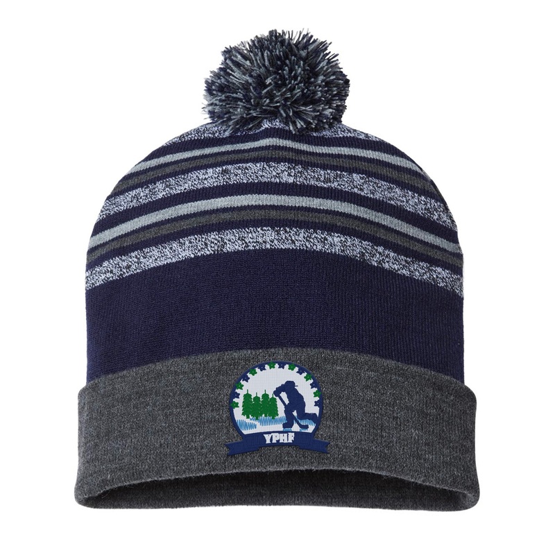 YPHF Heather Striped Beanie