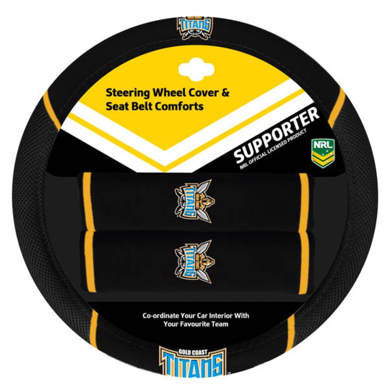 Titans Steering Wheel & Seat Belt Cover