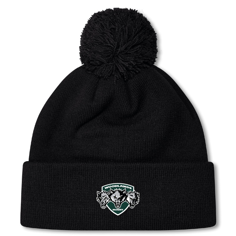 Woodlands Youth Wolfpack Pom Pom Beanie by Canterbury