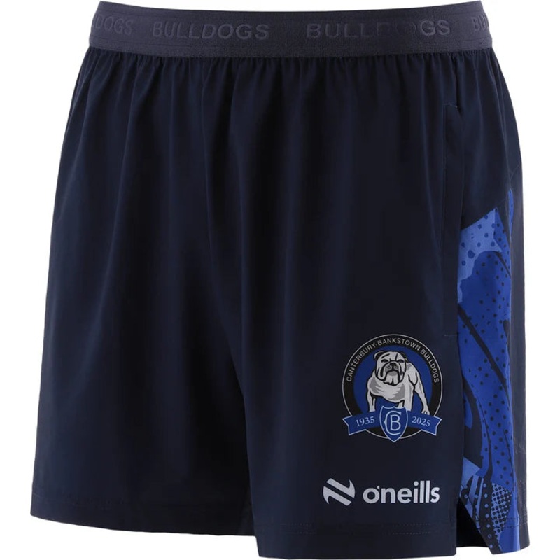 2025 Canterbury Bankstown Bulldogs Training Shorts – Kids