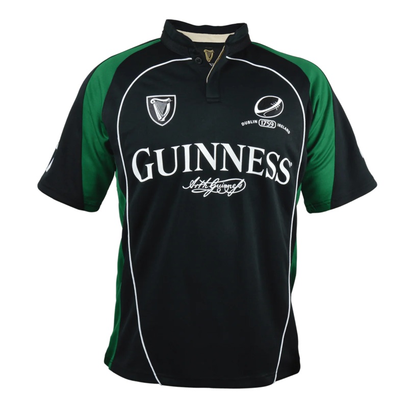 Guinness Black & Green Signature Rugby Jersey