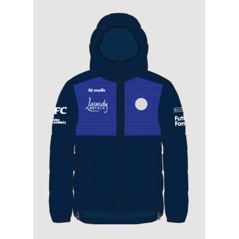 2025 Canterbury Bankstown Bulldogs Hooded Padded Jacket