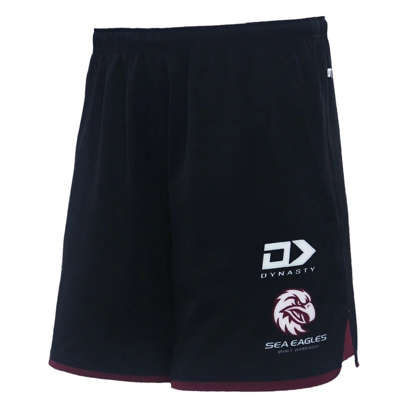 2024 Manly Warringah Sea Eagles Gym Shorts – Black