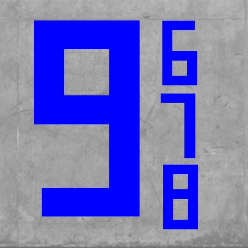 World Cup Numbers Large Blue|one size