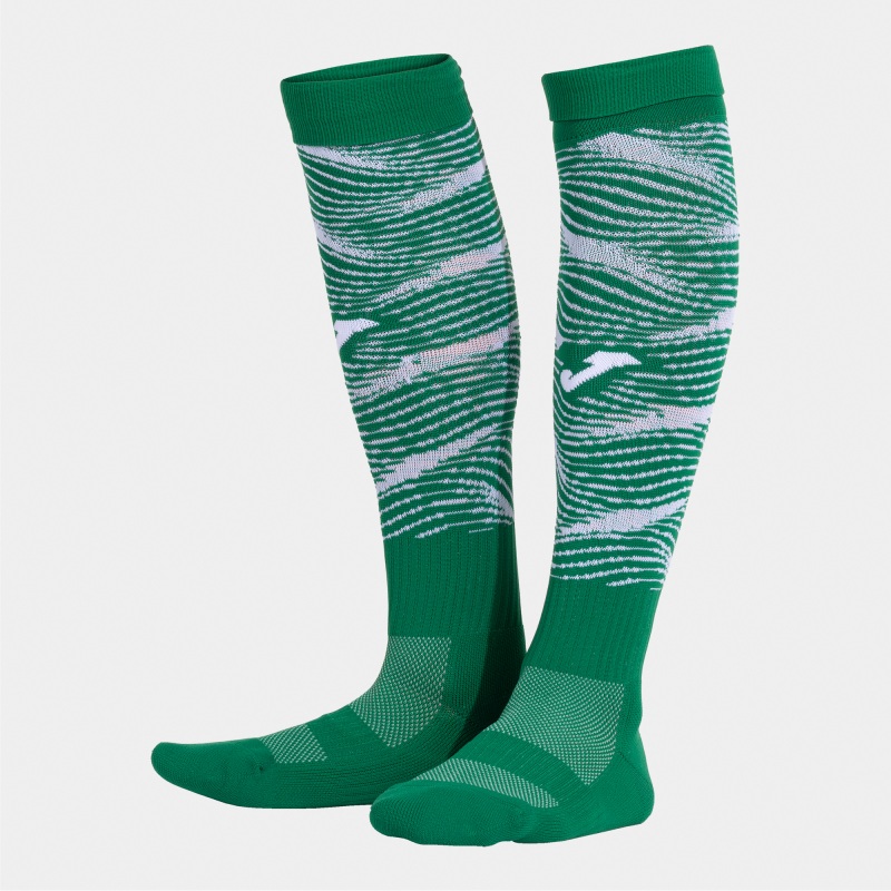JOMA PROFESSIONAL III SOCKS GREEN MEDIUM WHITE