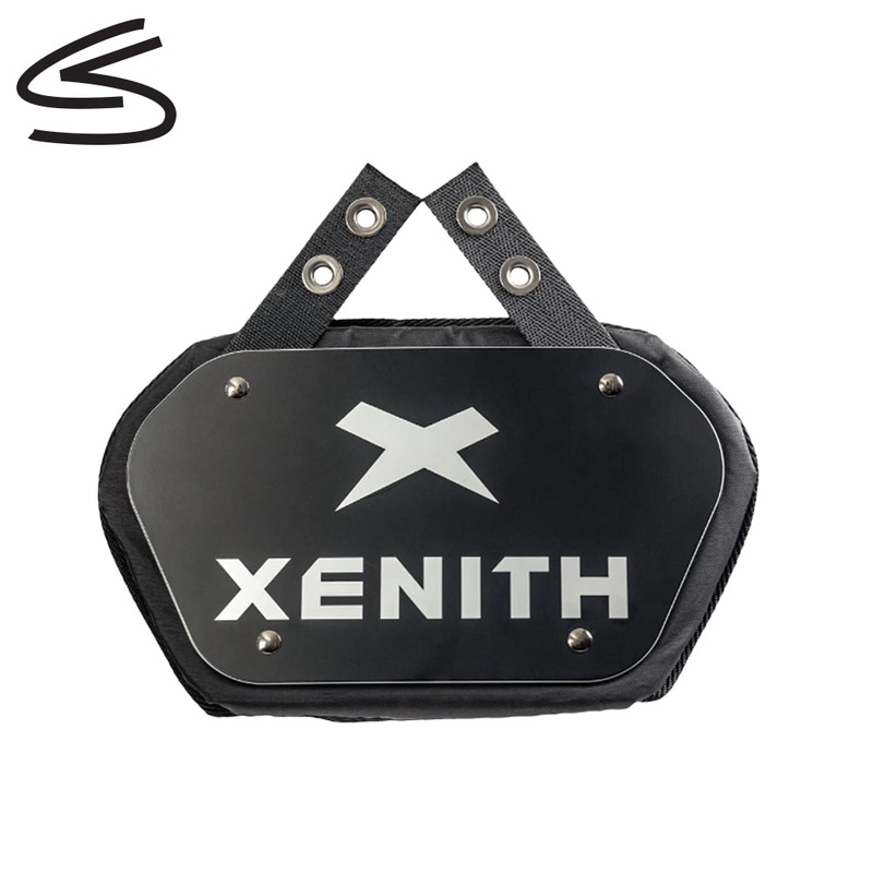 Xenith Elite Backplate|Adult|Youth|Black|Chrome
