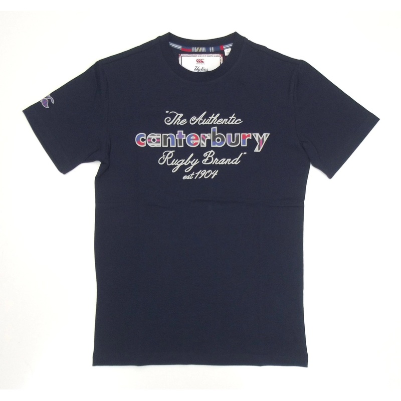 Canterbury Uglies Adults Authentic Logo Navy T-Shirt