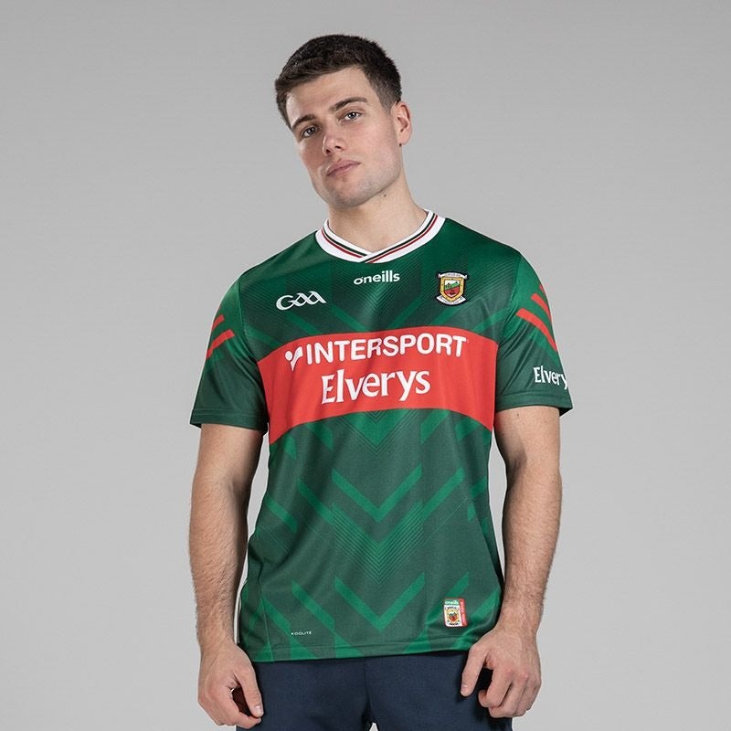 O’Neills Mayo GAA Home Jersey|GREEN RED|S|M|L|XL