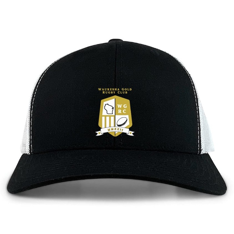 Waukesha Gold Rugby Retro Trucker Cap