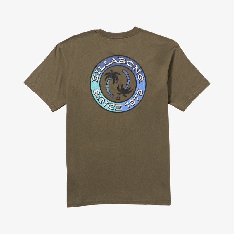 Billabong Tropical Perts Premium T-Shirt Men’s (Brown)