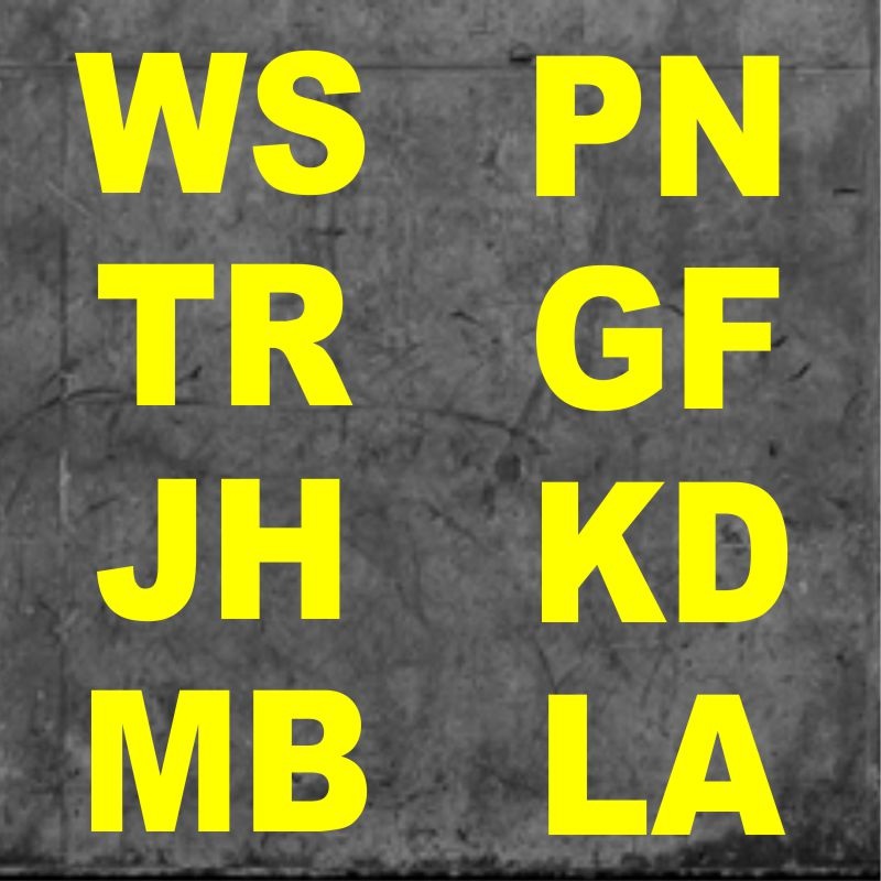 Arial Initials Fluo Yellow|One Size