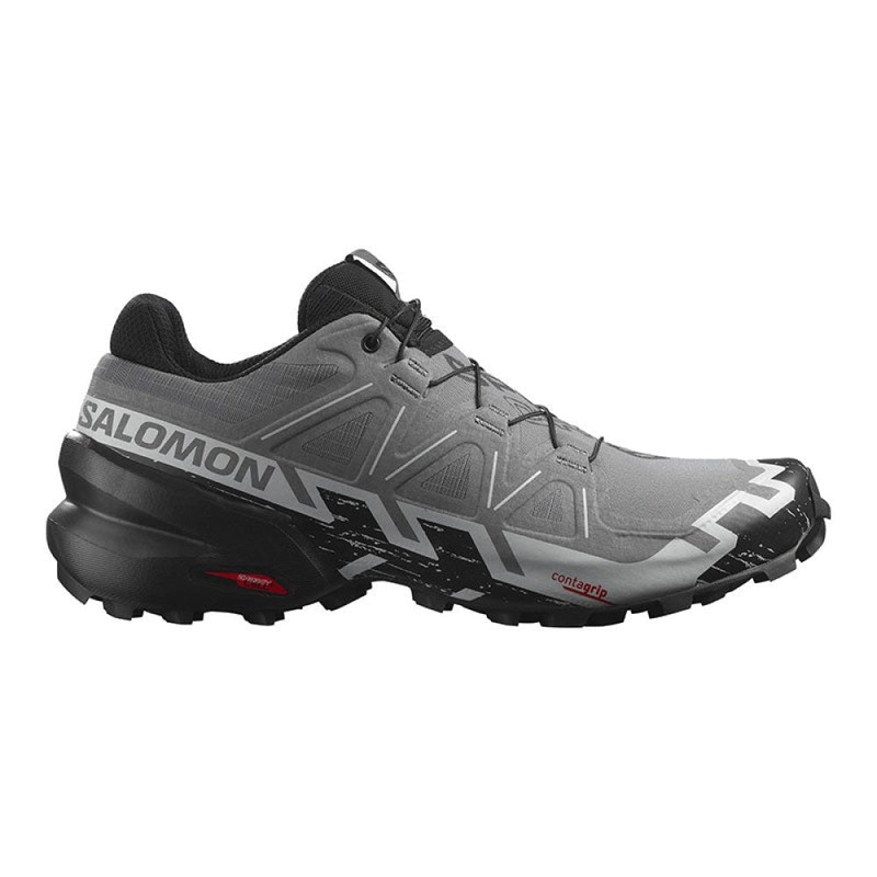 Salomon Speedcross 6 Trail Shoes Men’s Wide (Quiet Shade Black)